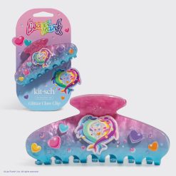 Lisa Frank x Kitsch Glitter Claw Clip in Dancing Dolphins?